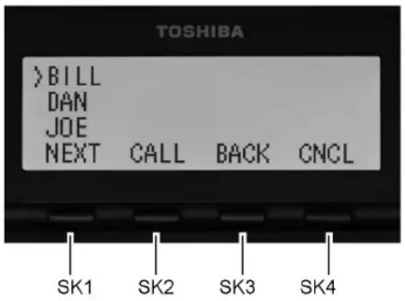 TOSHIBA Strata CIX DP5032DSD - Les touches programmables - 1