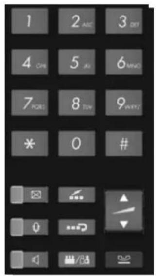 TOSHIBA Strata CIX DP5032DSD - Disposition des touches - 2