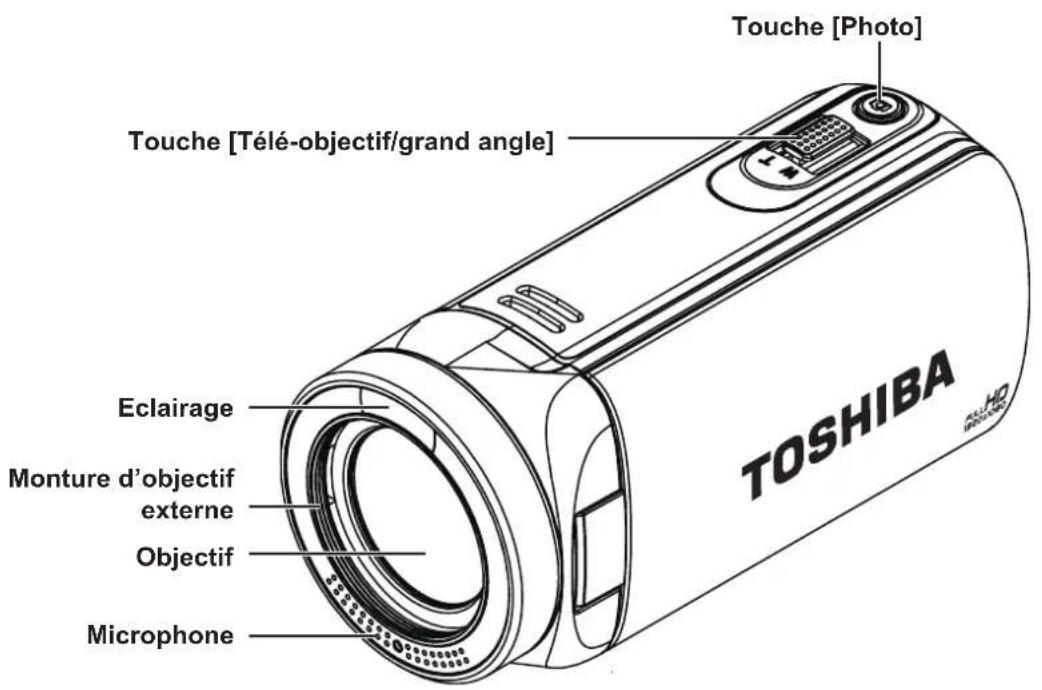 TOSHIBA Camileo X155 - Vue avant - 1