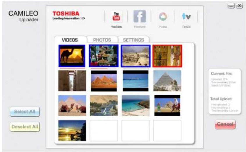 TOSHIBA Camileo X155 - CAMILEO UPLOADER - 4