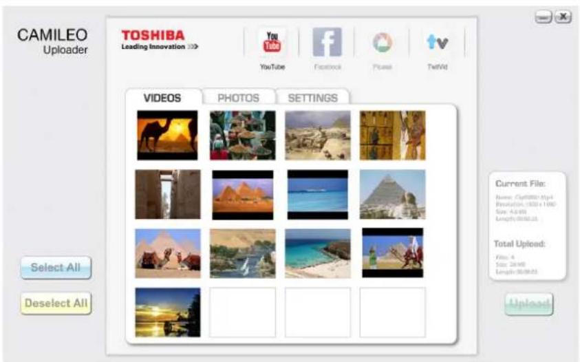 TOSHIBA Camileo X155 - CAMILEO UPLOADER - 2