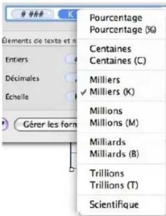 APPLE Pages 09 - Définition de l'Échelle d'une mise en forme numérique personnalisée - 1