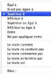 APPLE Pages 09 - Pour définir des règles : - 1