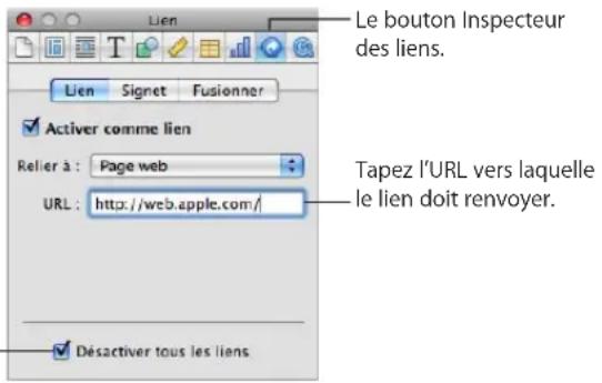 APPLE Pages 09 - Lien vers une page web - 1
