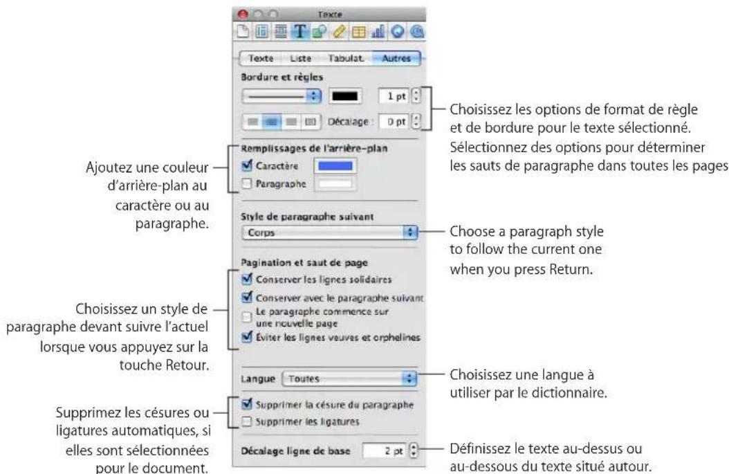 APPLE Pages 09 - Pour modifier un style de paragraphe : - 2