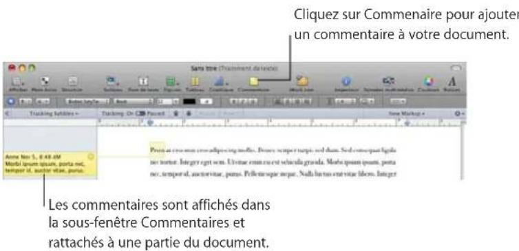 APPLE Pages 09 - Utilisation de commentaires - 1