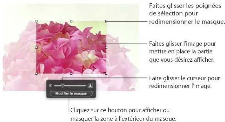APPLE Pages 09 - Pour masquer une image : - 1