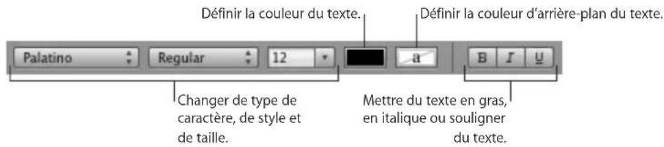 APPLE Pages 09 - Mettre du texte en gras ou en italique ou le souligner - 1