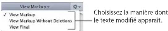 APPLE Pages 09 - Affichage du suivi des modifications - 1