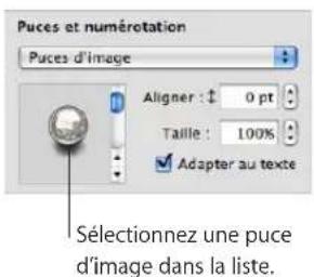 APPLE Pages 09 - Modification de styles de liste à puces ou numérotée - 3
