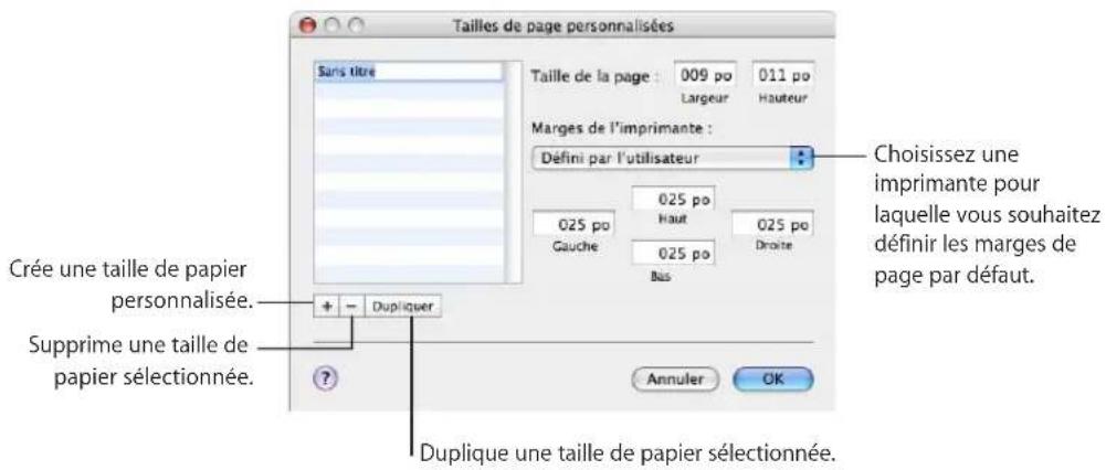 APPLE Pages 09 - Pour définir la taille et l'orientation du papier : - 1