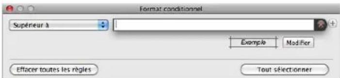 APPLE Pages 09 - Pour définir des règles : - 2
