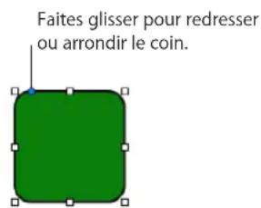 APPLE Pages 09 - Modification d'un rectangle aux coins arrondis - 1