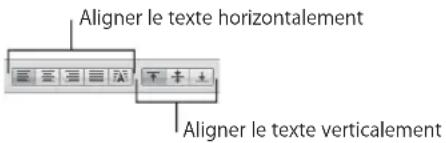 APPLE Pages 09 - Alignement horizontal du texte - 1