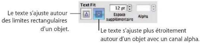 APPLE Pages 09 - Ajustement du texte autour d'un objet incorporé ou flottant - 1