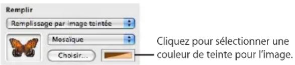 APPLE Pages 09 - Pour remplir un objet avec une image : - 3
