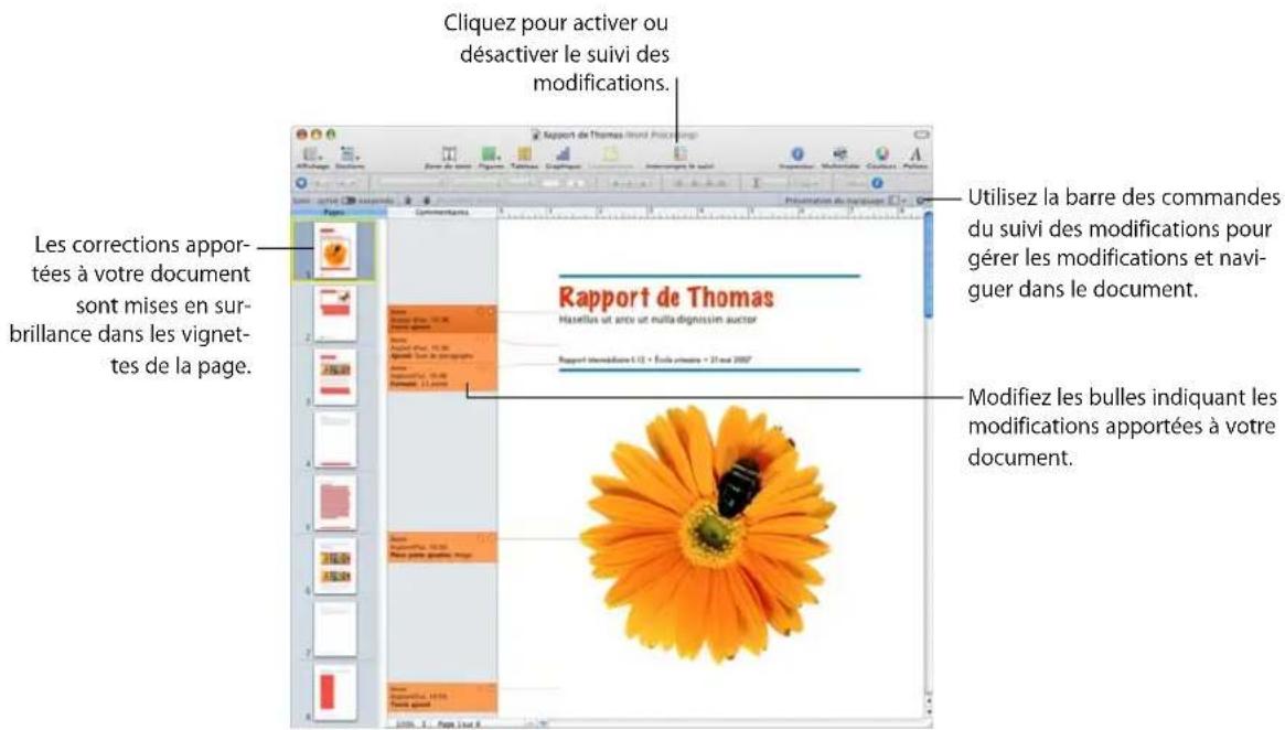 APPLE Pages 08 - Utilisation du suivi des modifications - 1
