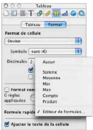 APPLE Pages 08 - Ajout d'une formule rapide - 1