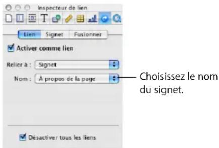 APPLE Pages 08 - Voici différentes manières d'utiliser des signets dans un document : - 2