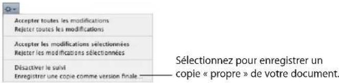 APPLE Pages 08 - Enregistrement avec le suivi des modifications désactivé - 1