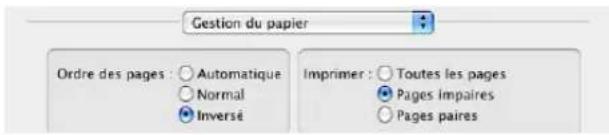 APPLE Pages 08 - Voici différentes manières de définir des options d'impression : - 1