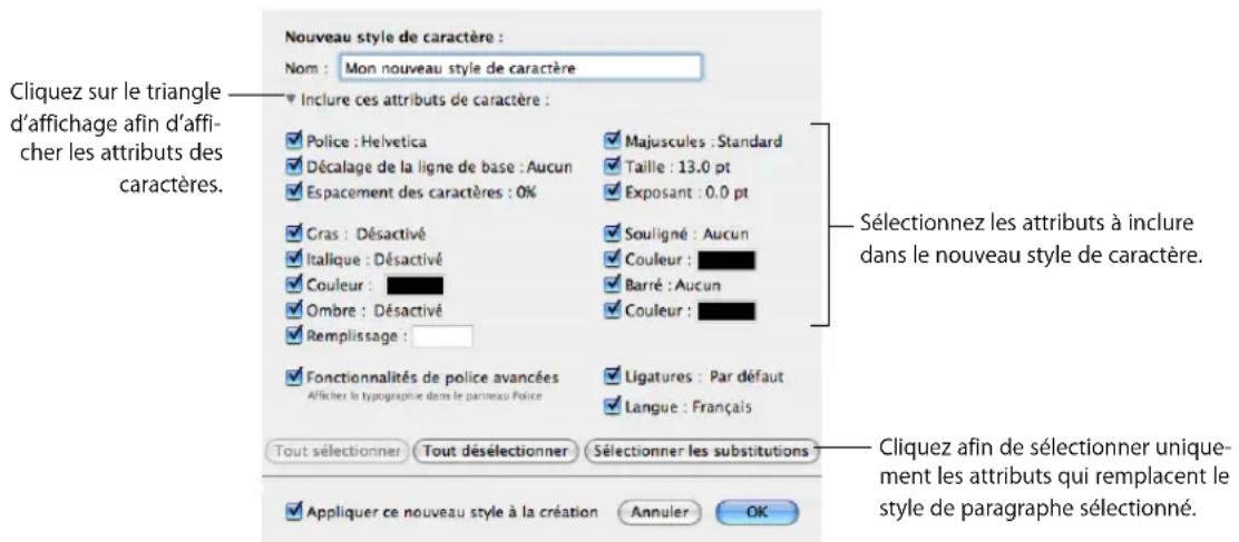 APPLE Pages 08 - Pour modifier un style de caractère : - 1