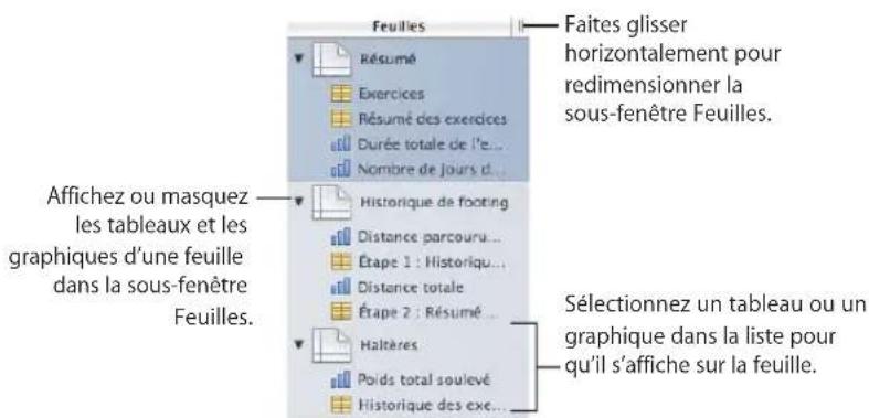 APPLE Numbers 09 - Utilisation de feuilles pour organiser une feuille de calcul - 1