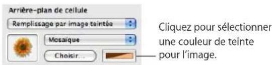 APPLE Numbers 09 - Pour replir un objet avec une image : - 3