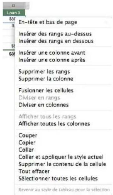 APPLE Numbers 09 - Utilisation des outils de tableau - 5