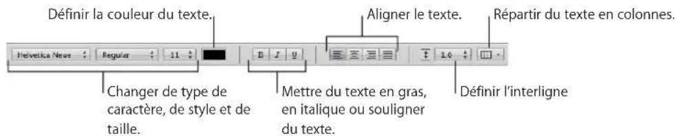 APPLE Numbers 09 - Mettre du texte en gras ou en italique ou le souligner - 1