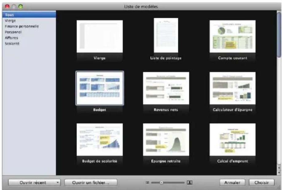 APPLE Numbers 09 - Pour creer une feuille de calcul : - 1