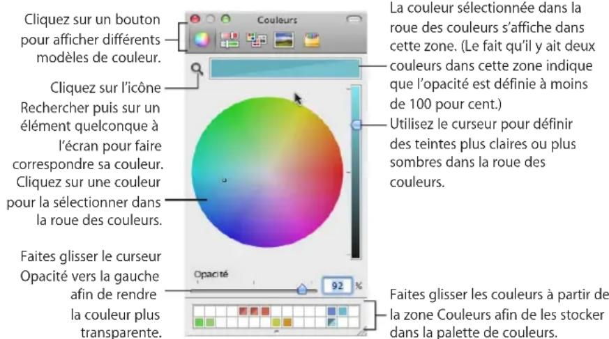 APPLE Numbers 09 - La fenêtre Couleurs - 1
