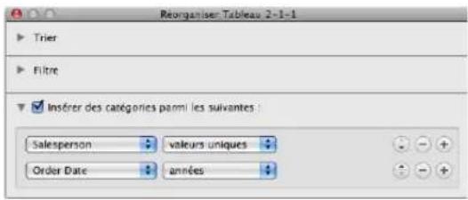 APPLE Numbers 09 - Creation de catégories à l'aide de valeurs contenues dans une colonne - 3