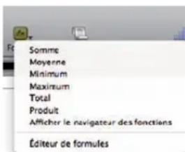 APPLE Numbers 09 - Utilisation de formules rapides prédéfinies - 1