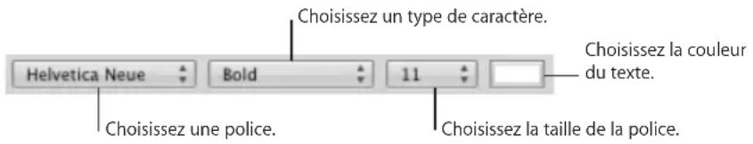 APPLE Numbers 09 - Utilisation de texte dans les cellules d'un tableau - 2