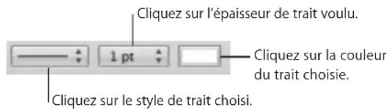 APPLE Numbers 09 - Mise en forme des cordures des cellules d'un tableau - 1