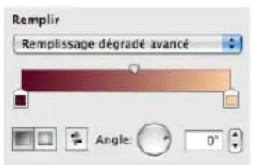 APPLE Numbers 09 - Pour remplir un objet à l'aide d'un degradé à plusieurs couleurs : - 1