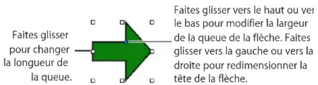APPLE Numbers 09 - Modification de flèches simples et doubles - 1