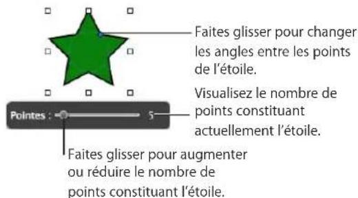 APPLE Numbers 09 - Modification d'une étoile - 1