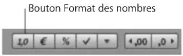APPLE Numbers 09 - Utilisation du format numérique dans les cellules d'un tableau - 1