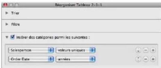 APPLE Numbers 09 - Creation de catégories à l'aide de valeurs contenues dans une colonne - 6