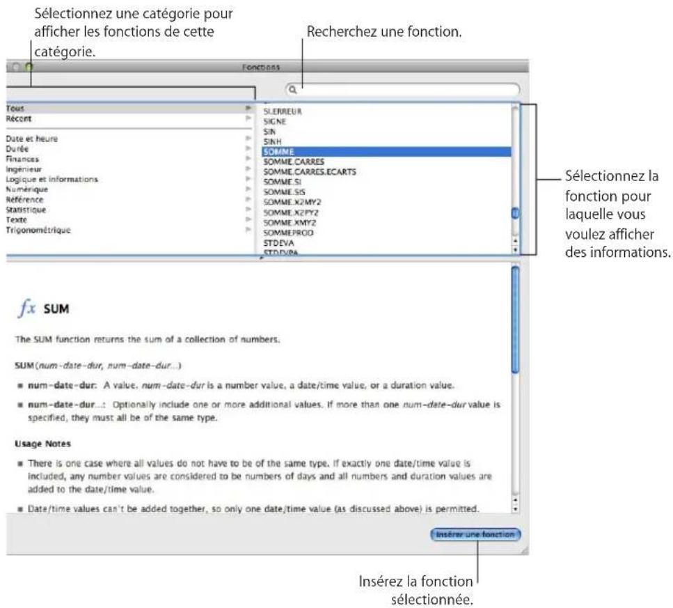 APPLE Numbers 09 - Ajout de fonctions à des formules - 1