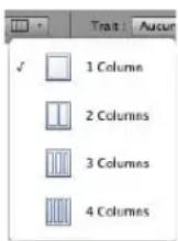 APPLE Numbers 09 - Présentation du texte en colonnes - 1