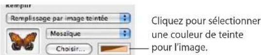 APPLE Keynote 09 - Pour replir un objet avec une image : - 3