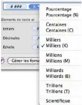 APPLE Keynote 09 - Pour utiliser l'objet Échelle : - 1