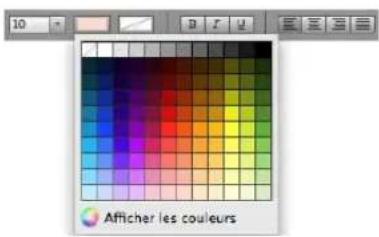 APPLE Keynote 09 - Modification de la couleur du texte - 1