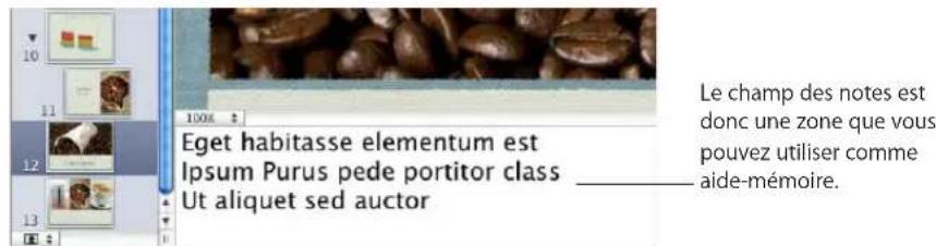 APPLE Keynote 09 - Ajout des notes de l'intervenant - 1