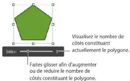 APPLE Keynote 09 - Modification d'un polygone - 1
