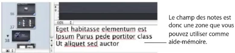 APPLE Keynote 08 - Ajout des notes de l'intervenant - 1