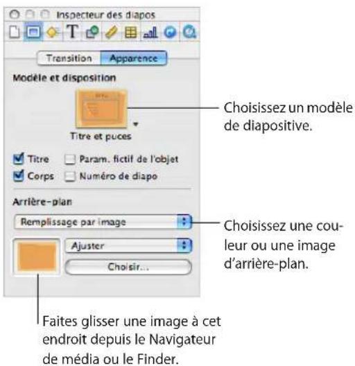 APPLE Keynote 08 - Cliquez sur Apparence. - 1
